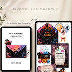 Fully editable A Baby Is Brewing gender reveal website template designed in Canva.
