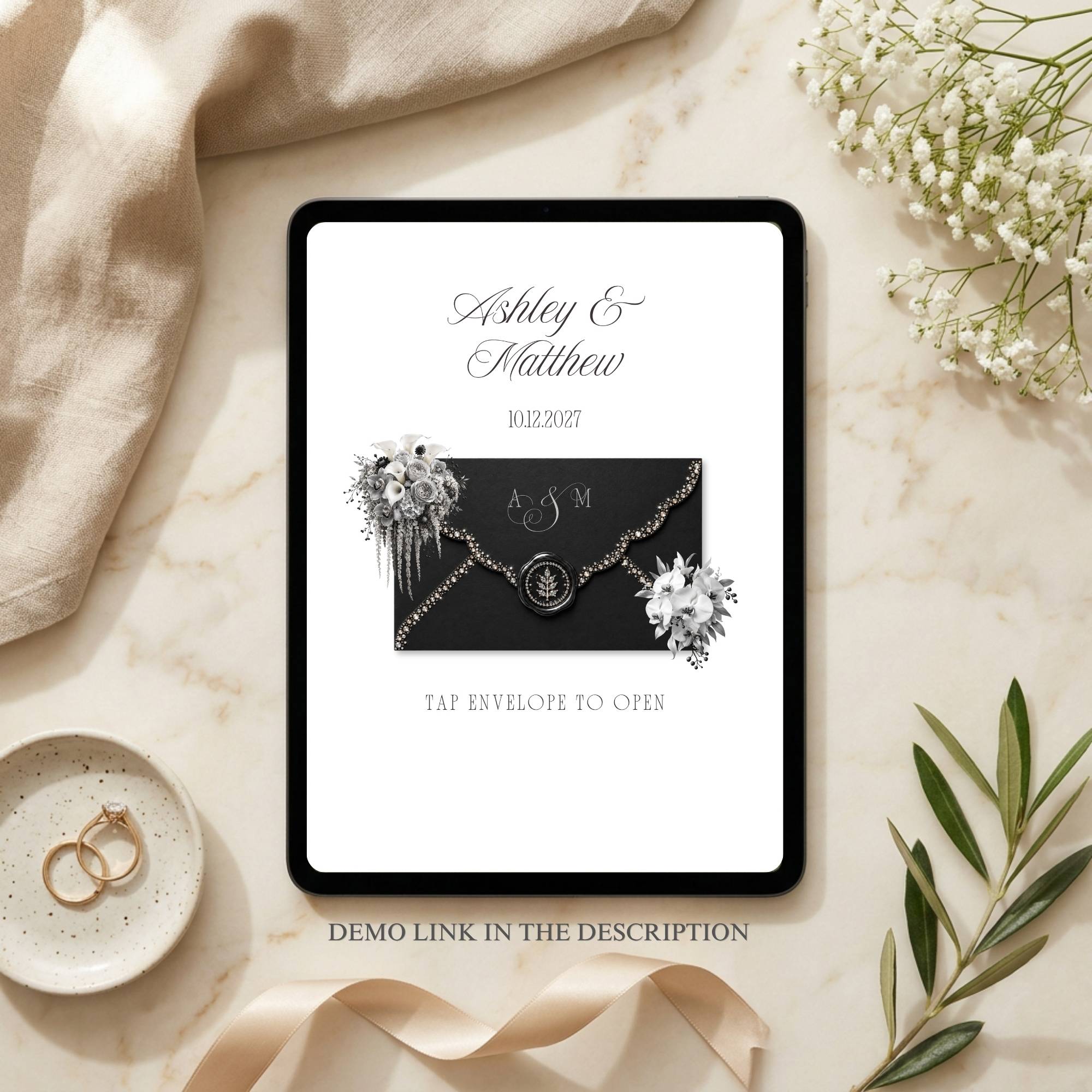 Google Forms RSVP template included with wedding website template