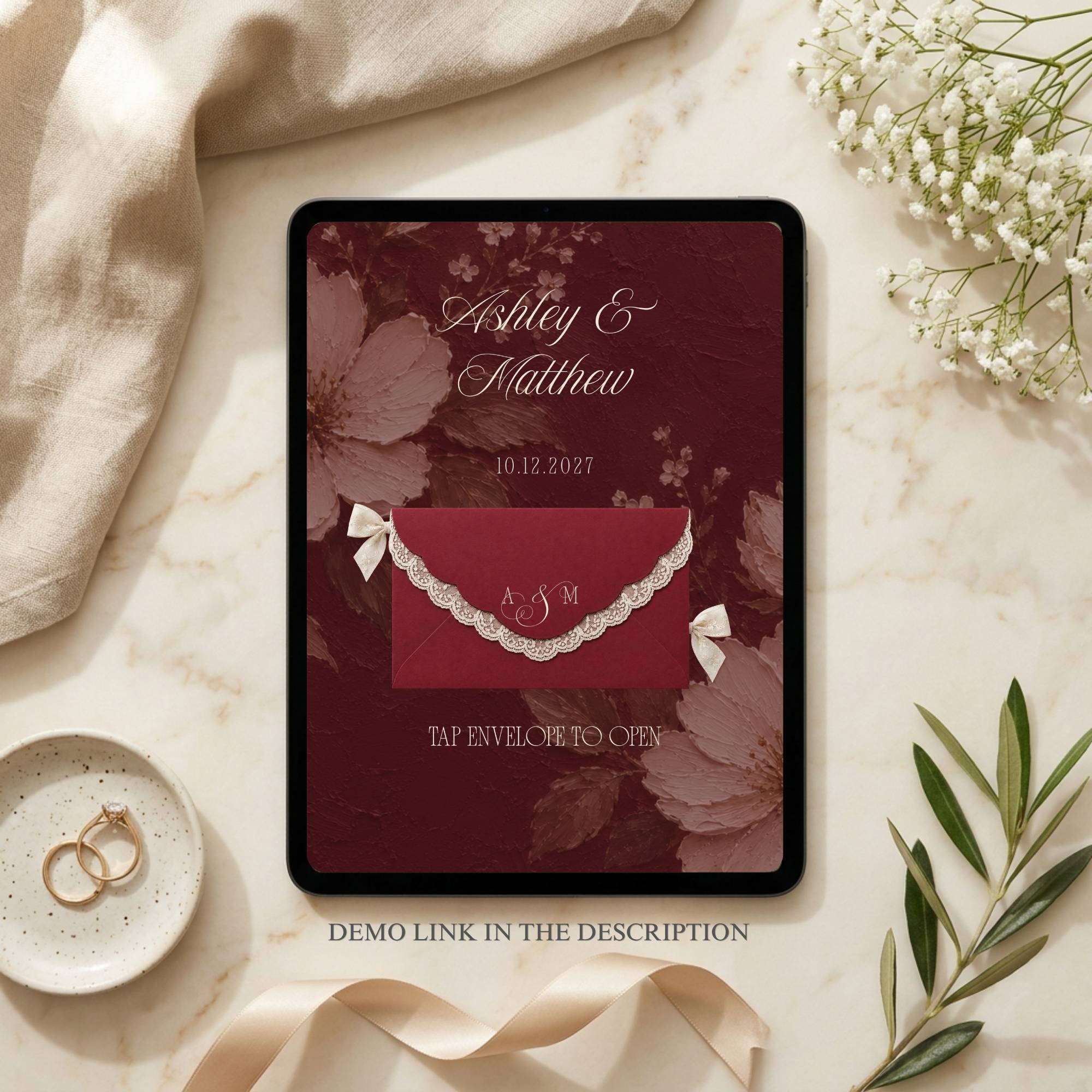 Google Forms RSVP template included with wedding website template