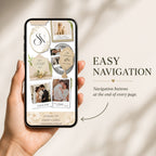 Mobile-friendly champagne beige wedding website designed to work seamlessly on phones, tablets, and desktop devices.