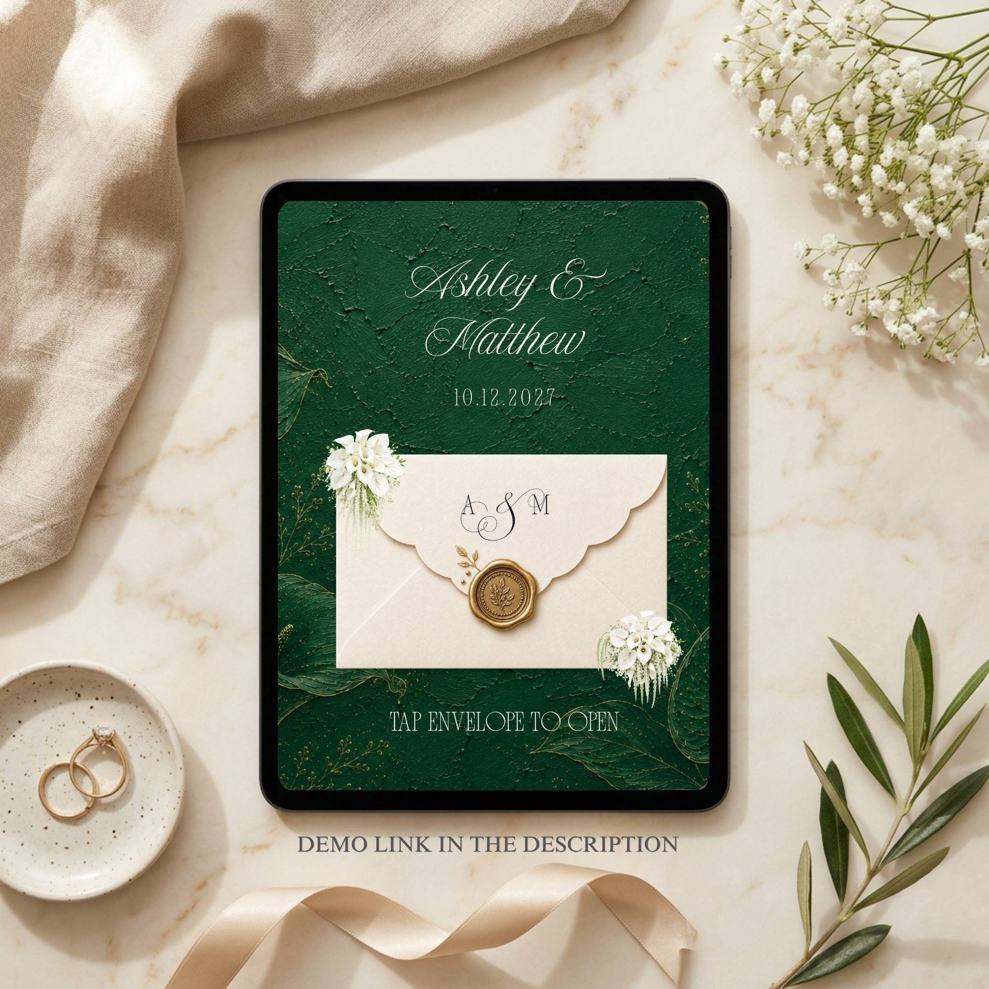 Google Forms RSVP template included with wedding website template