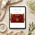Google Forms RSVP template included with Indian wedding website template