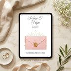 Luxury Rajasthani wedding website template with RSVP and photo gallery sections