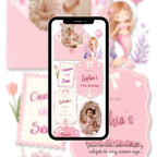 Mobile-friendly Oneder the Sea birthday website with simple navigation for guests.