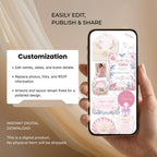 Editable Sea You Soon baby shower website customized with your own text, colours and photos.