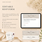 Interactive envelope opening page for wedding website template