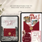 Detailed guide showing what is included in the Wild Wild Wife bachelorette website template